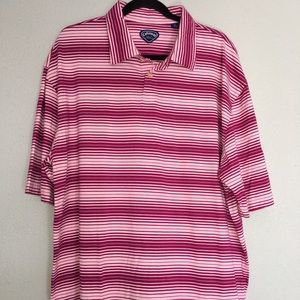 Mens XL Callaway Golf Sport Collared Short Sleeve
